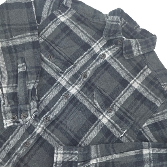 Wolverine Heavy Plaid Button Up Shirt Men's Small Plaid Workwear Outdoors Gorp - Picture 1 of 16